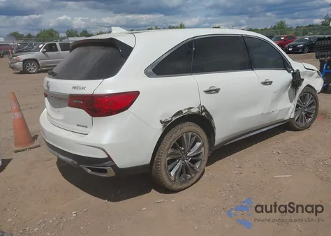 2017 Acura Mdx Technology Package from USA, damaged, VIN 5FRYD4H56HB005374